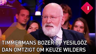 Frans Timmermans is teleurgesteld in de keuze van Pieter Omtzigt om mee te doen in het kabinet | Op1