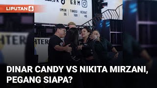 Panas! Dinar Candy Dorong Nikita Mirzani saat Konferensi Pers | Liputan6