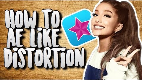 AE LIKE DISTORTION ZOOM ON VIDEO STAR “TUTORIAL”