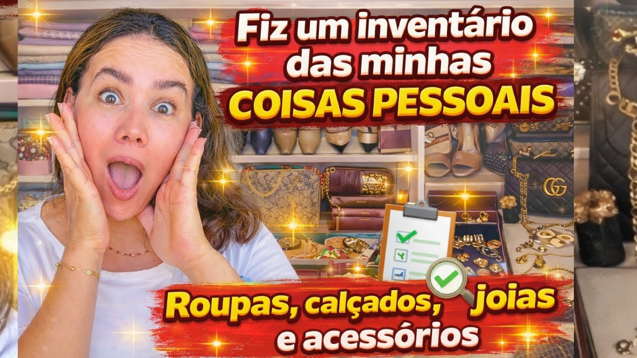 INVENTARIEI TODAS AS MINHAS ROUPAS, CALÇADOS E JOIAS… OLHA ISSO !!!! #omundodeeli 