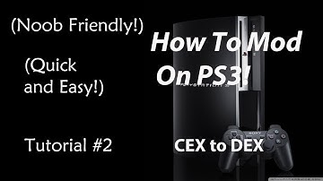 How to Mod on PS3 Tutorial! #2 CEX to DEX