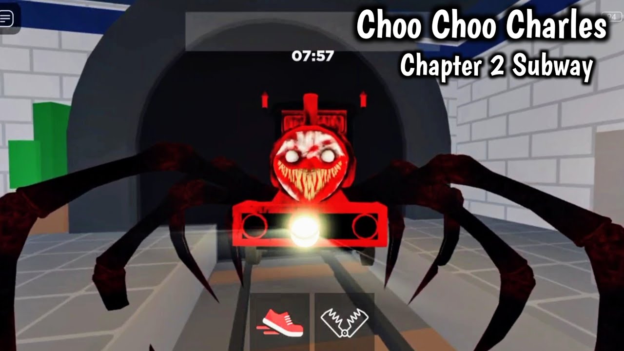Choo Choo Charles Chapter 2 Subway Mobile Roblox Version Full Gameplay ...