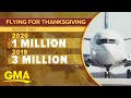 Airlines report spike in Thanksgiving cancellations after CDC warning l GMA