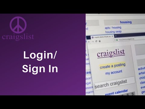 How To Login to Craigslist Account l Sign In Craigslist.org 2021