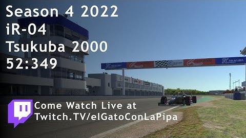 Tsukuba 2000 - FIA F4 Track Guide - 2022 Season 4 - 52.349 - Fixed Setup