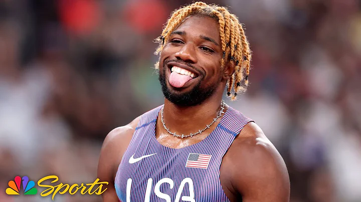 Noah Lyles all smiles after dominant heat performance in signature 200m at worlds | NBC Sports