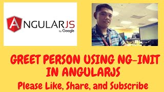 Greet Person Using ng-init in AngularJS