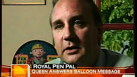 Tom's pen-pal HRH the Queen of England