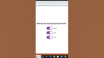 Switch using HTML CSS and JavaScript | JavaScript tutorial #shorts #programming #html #javascript