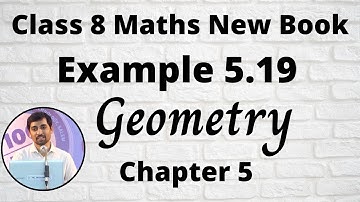 TN Class 8 Maths Geometry Example 5.11 New Book 2020  Find the radius of its circumcircle.