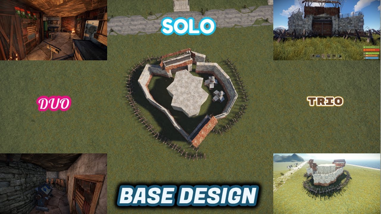 Rust | Amazing SOLO DUO TRIO Base DESIGN - 2018 - YouTube