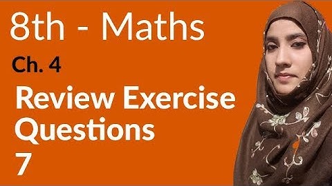 8th Class Math, Financial Arithmetic Review Exercise Q 7 - 8th Class Maths Punjab