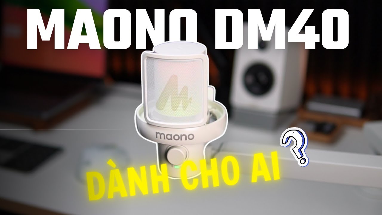 Microphone KHÔNG DÂY Maono DM40 | Đổi giọng AI TRỰC TIẾP!