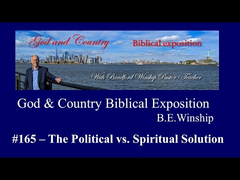 #496 – The Political vs. The Spiritual solution