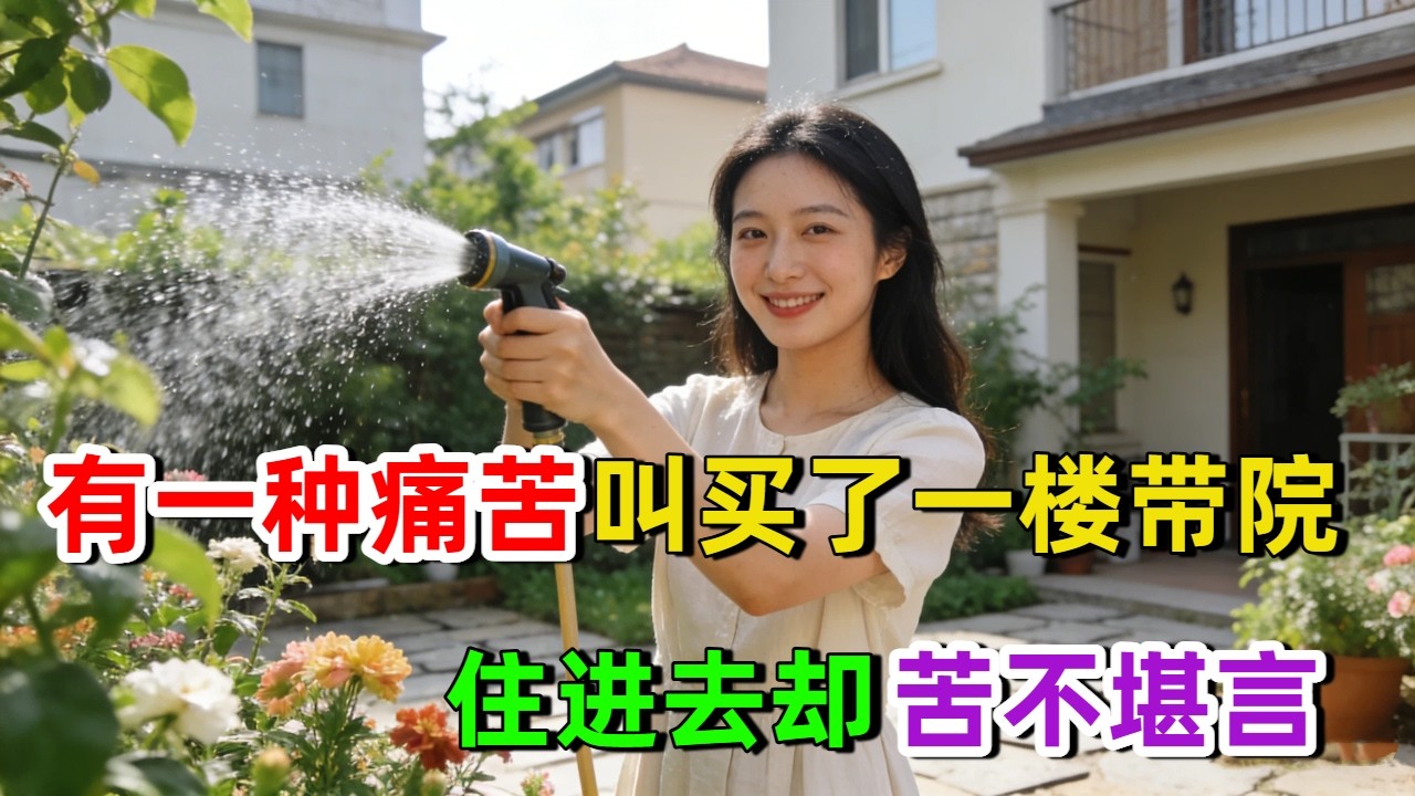 有一种痛苦叫“买了一楼带院”，梦想很美好，住进去却苦不堪言！越来越多的年轻人开始逃离1楼，才住了7天就发现很多缺点，人肉劝退！
