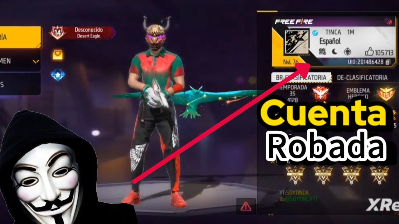 Como ROBAR una cuenta de FREE FIRE en 2025!!!😱😱 - YouTube
