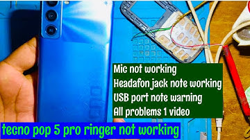 tecno pop 5 no Sound Solution