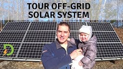 Overview of Entire Off-Grid Solar System for Whole House