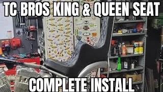 TC Bros King & Queen Seat Install (Part 5) Lets Build A Chopper