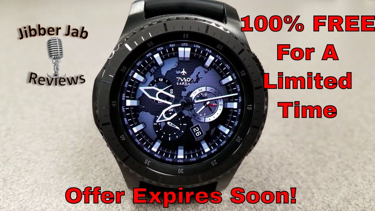 Samsung Gear S3/Gear Sport FREE Watch Faces for a Limited Time - Must See but Hurry!