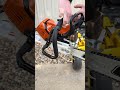 STIHL MS 500i with a wrap handle and a 25&rdquo; light bar! #gardenequipment #stihl #stihlchainsaw #ms500i