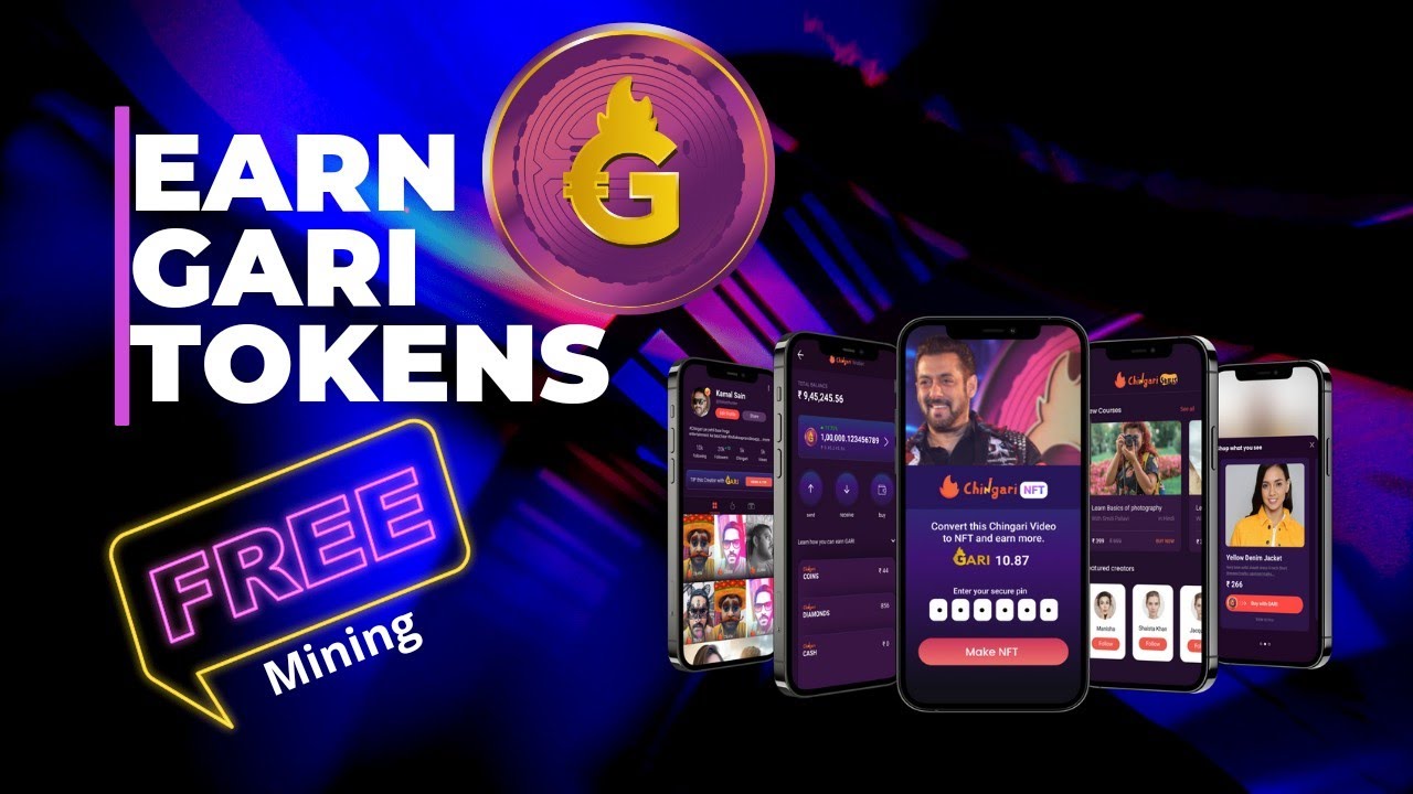 How To Earn Gari Tokens Through Mining Inside The Chingari App