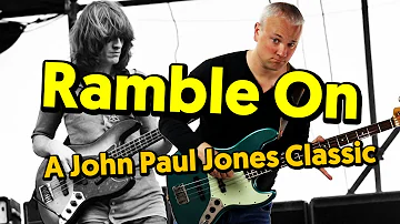 Ramble On - A John Paul Jones Classic Bass Riff!