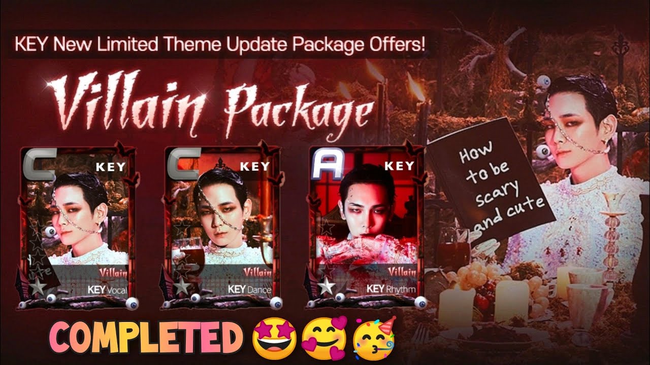 Superstar SMTOWN Completed KEY 'Villain' Limited theme 🎃 YouTube