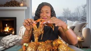 Lets Eat Louisiana BBQ Dungeness Crab & Shrimp!
