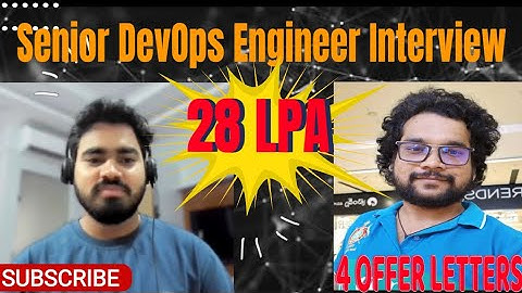 Excellent Senior DevOps Engineer Real Interview For 5 to 8 years Experienced || Candidate 6