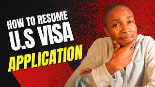 How to Resume US Visa Application screenshot 2
