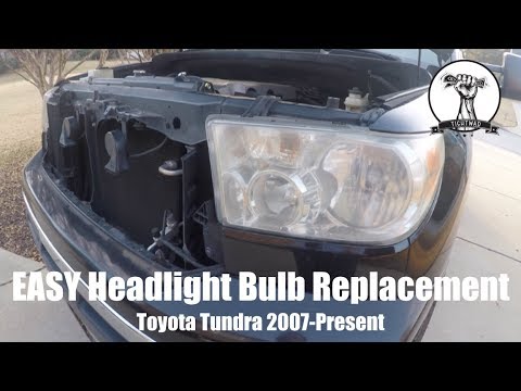 EASY Headlight Bulb Replacement - Toyota Tundra