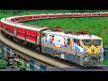 High-Speed Train Crossing & Bumpy Rails π