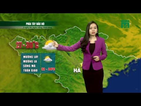 Video Thời tiết 12h 12/02/2020: Miền Bắc tăng nhiệt, phía... - youtube