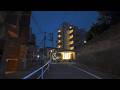 ブルーアワーの東京、とある街の静かな路地を歩く。今日はふらっと坂を登ってみた。Blue hour walk in Tokyo. Took a small uphill today.