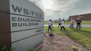 FCAE protest before WS/FCS board meeting
