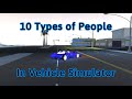 10 types of people in vehicle simulator roblox