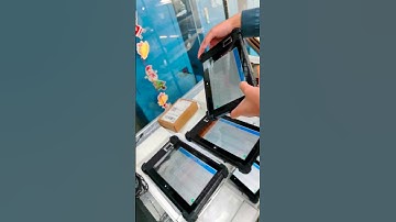 FP08 Dual Sim Card 8 Inch Fingerprint QR Scan Android Tablet