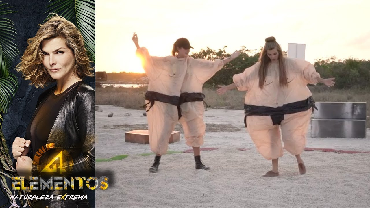 Montserrat Oliver y su novia Yaya Kosikova | Reto 4 elementos