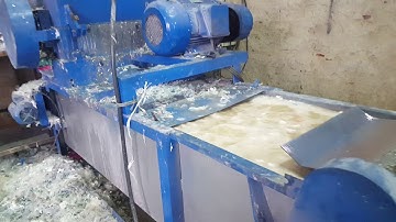 Lavadora trituradora secadora reciclagem de plástico