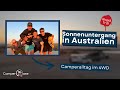 Sonnenuntergang in Westaustralien - Natur pur im Allradcamper I CamperOase