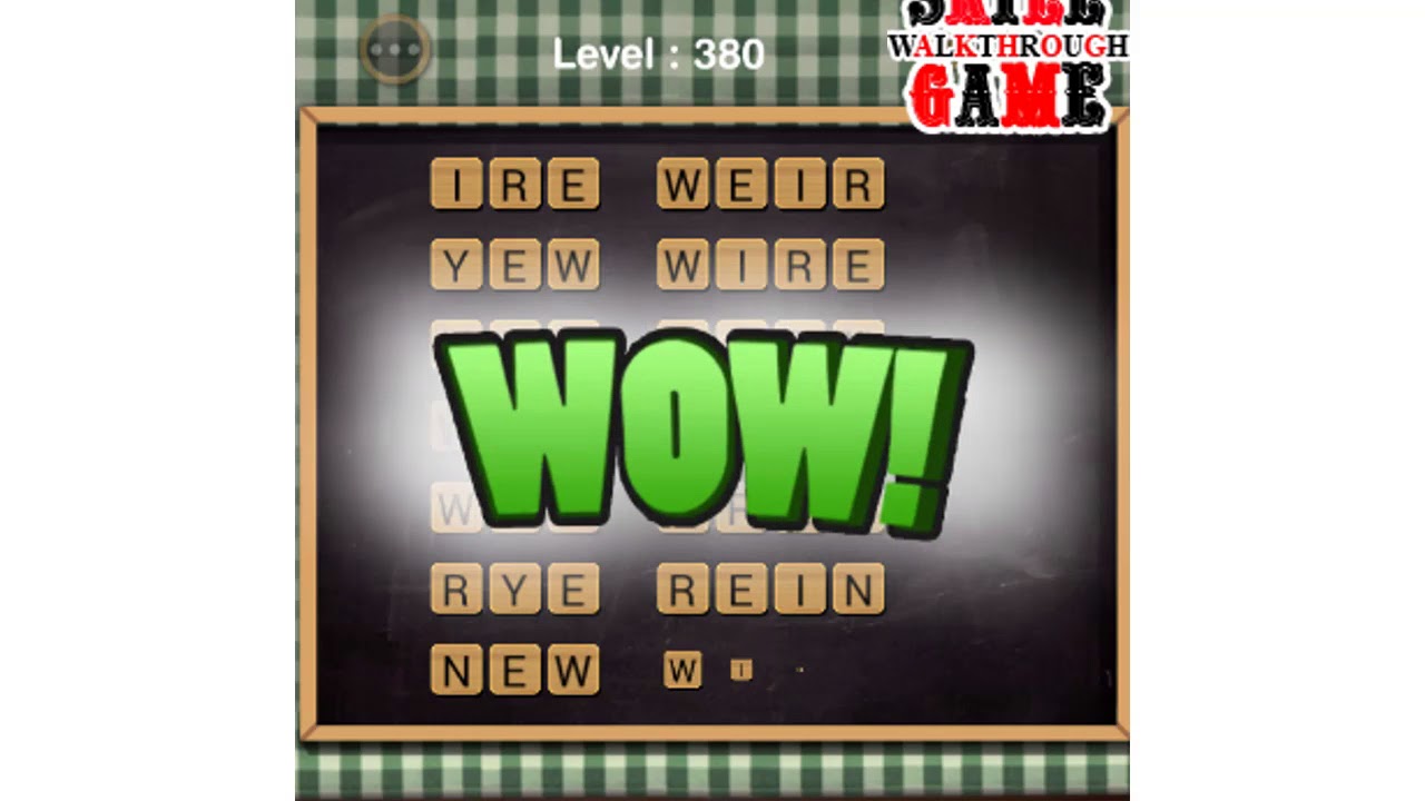 Word Jam : Cookie Connect Level 351 - 400 - Walkthrough