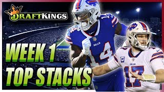 DRAFTKINGS WEEK 1 TOP STACKS: NFL DFS PICKS & ROTOGRINDERS LINEUP HQ