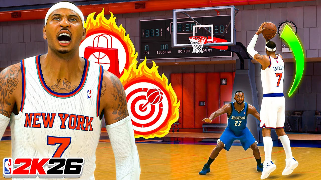 This CARMELO ANTHONY Is An ELITE SCORER In The RANDOM REC CENTER On NBA 2K26…