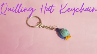 Quilling Hat Keychain