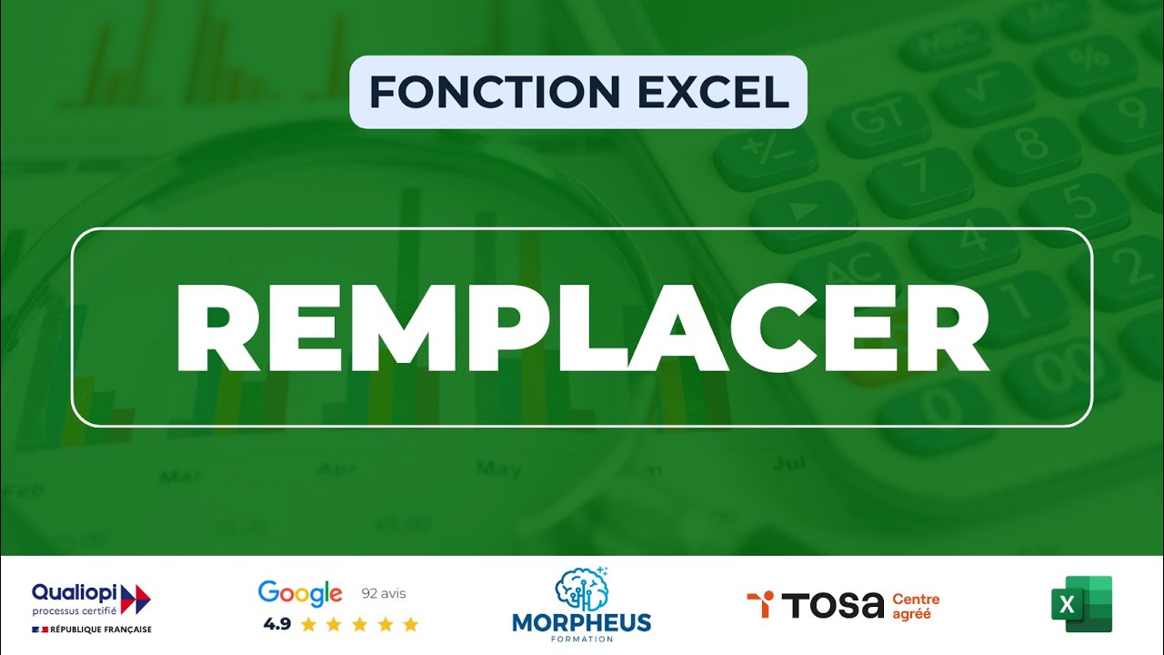 Comment utiliser la fonction REMPLACER sur Excel ?