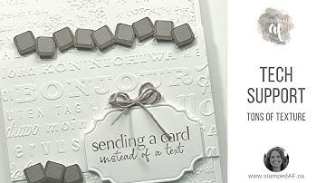 Tech Support stamp set by Stampin