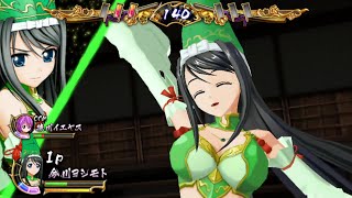 戦国乙女～LEGEND BATTLE～　アーケードモード 今川ヨシモト×イエヤス