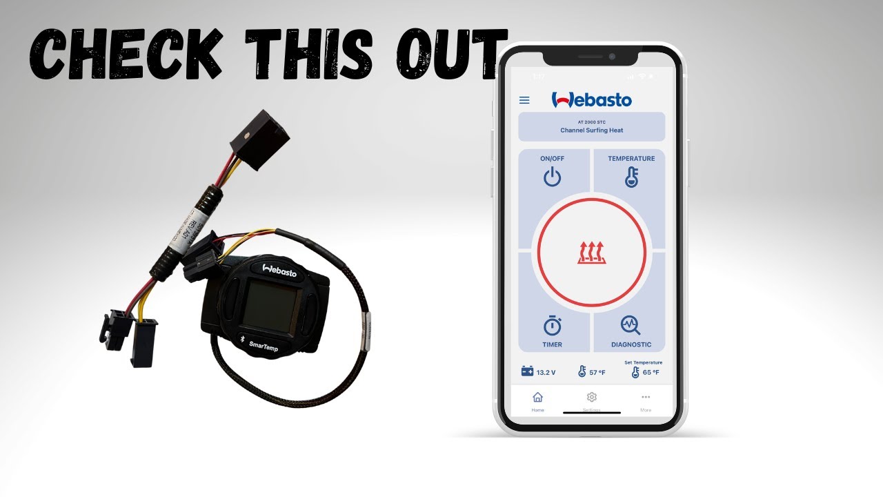 Управляйте своим отопителем Webasto с телефона через Bluetooth/Ranger Tug R27ob