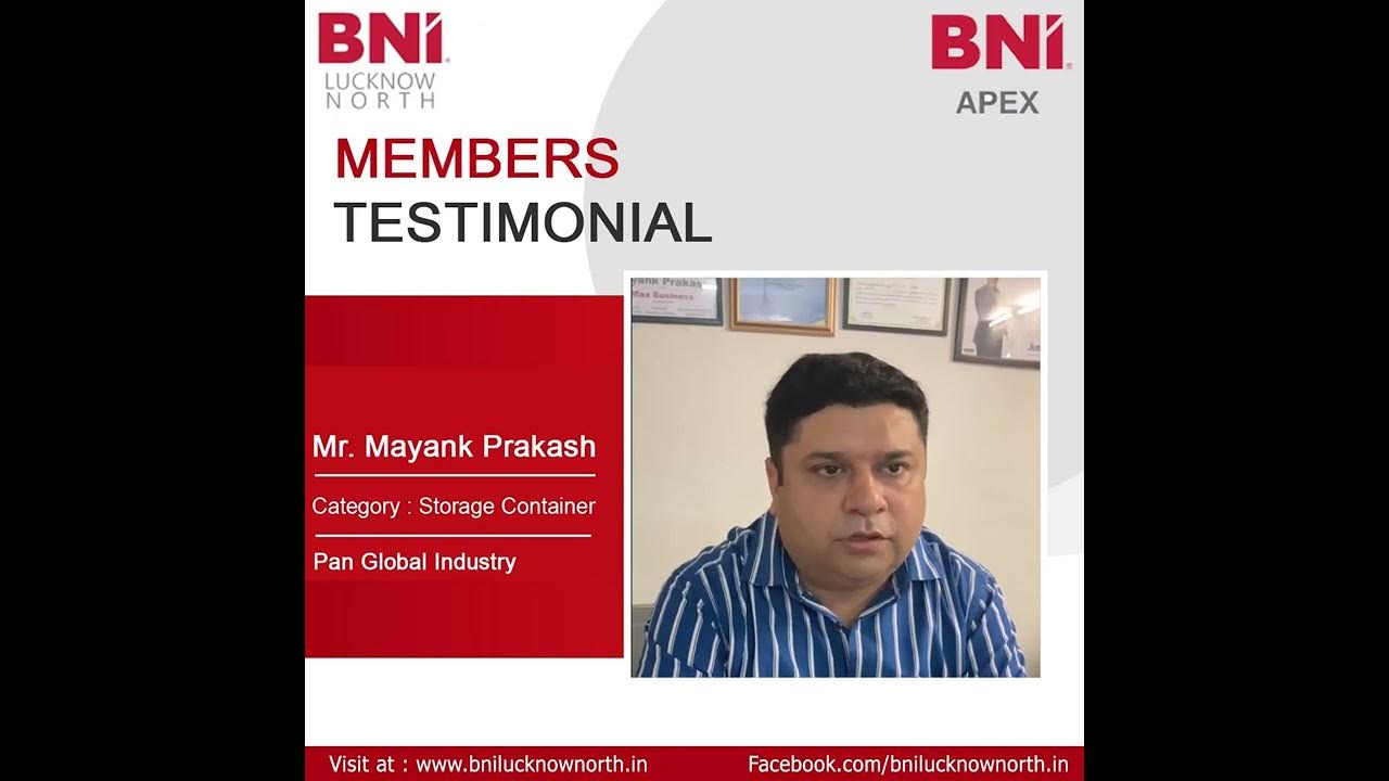BNI Member Success Story YouTube